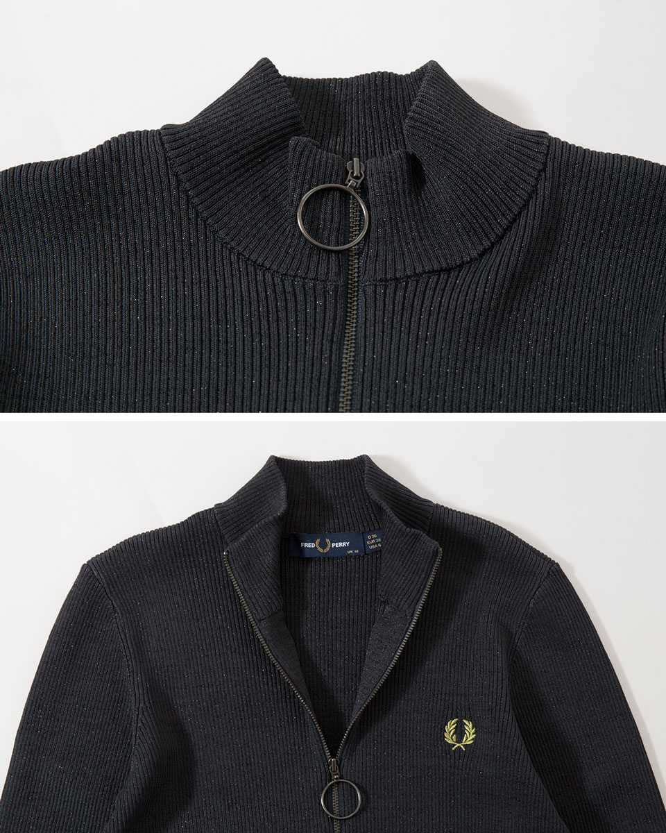 楽天市場】フレッドペリー レディース リブ ジップ スルー ジャンパー