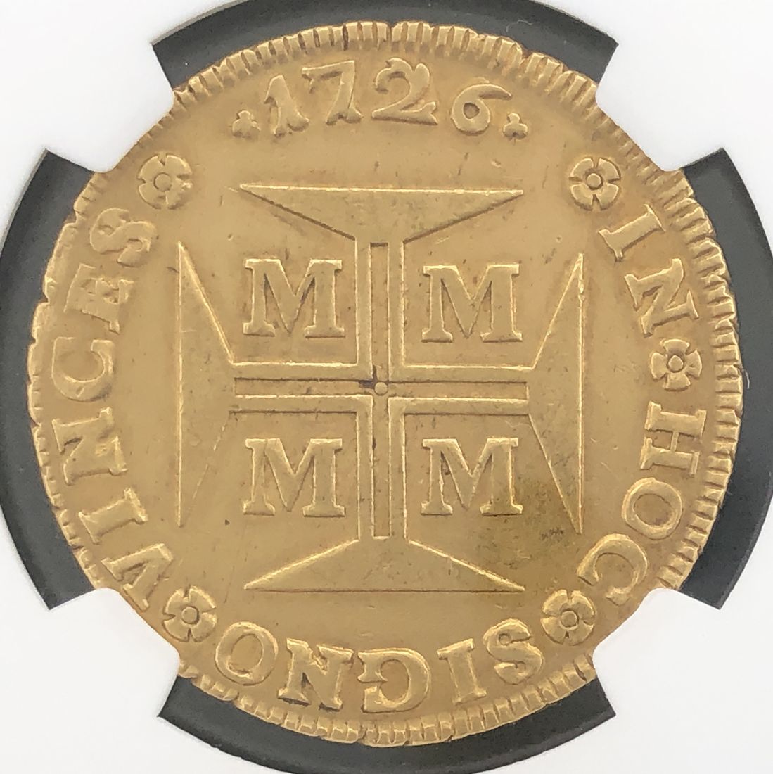 楽天市場】BRAZIL ブラジル 20000レイス金貨 1726 スラブ入り NGC AU