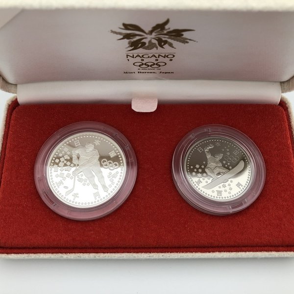 楽天市場】長野オリンピック冬季競技大会記念貨幣 平成9年銘2種
