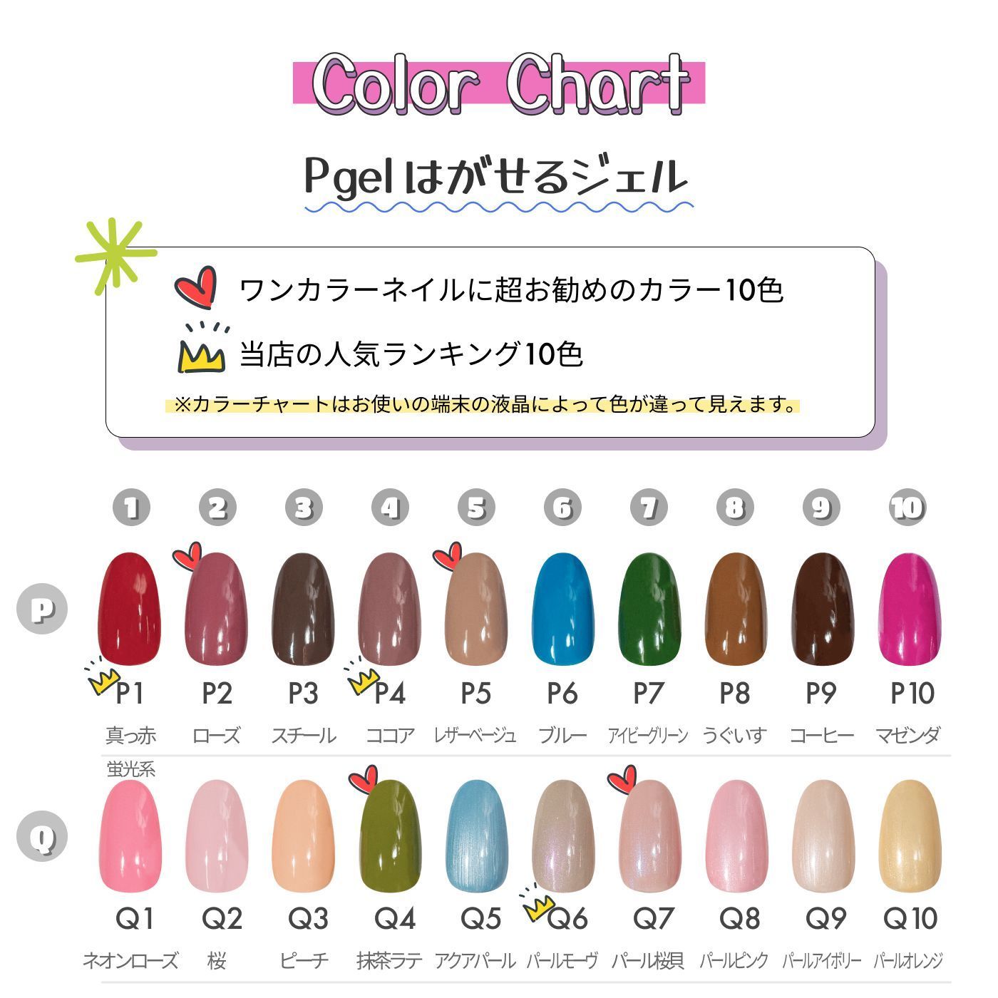 楽天市場】はがせる ジェルネイル カラージェル 自爪 ピージェルセット