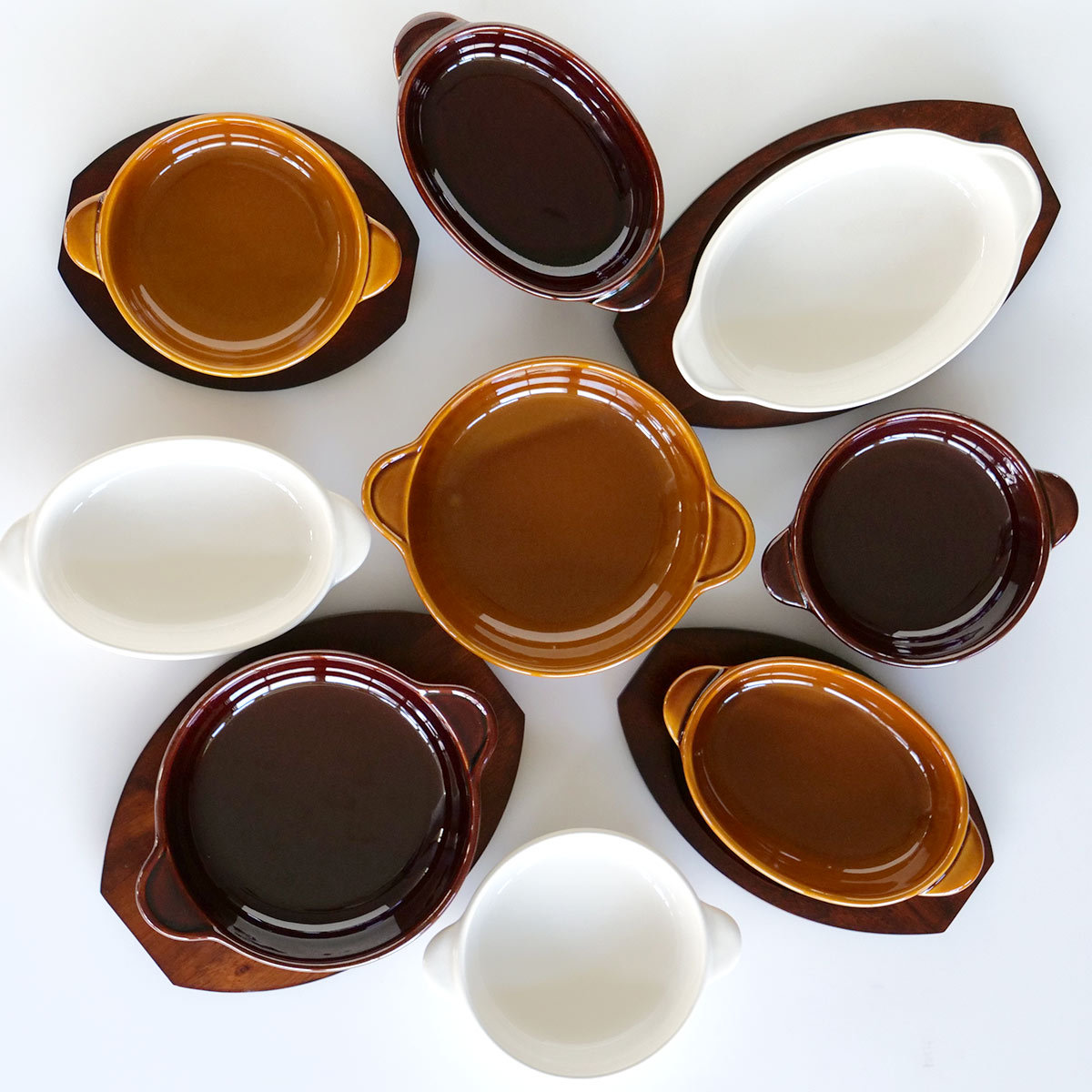 楽天市場】グラタン皿 オーバル 21cm 立筋 耐熱 陶器 萬古焼 （ 食洗器