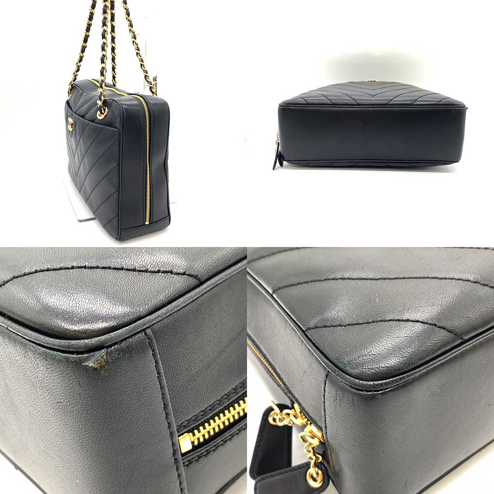 楽天市場】シャネル バッグ Vステッチ チェーン ショルダーバッグ