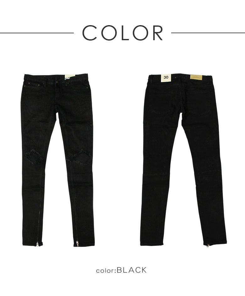 楽天市場】【20%OFF】 mnml ミニマル M1 STRETCH DENIM BLACK