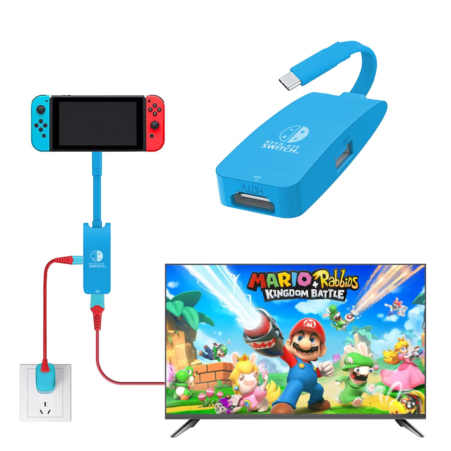 楽天市場】Switch ドック HDMI 変換アダプター 【最新型】 3in1 Switch