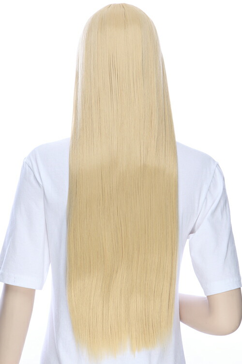 楽天市場】ロングストレート77cm【シャンパンゴールド】【ウィッグ
