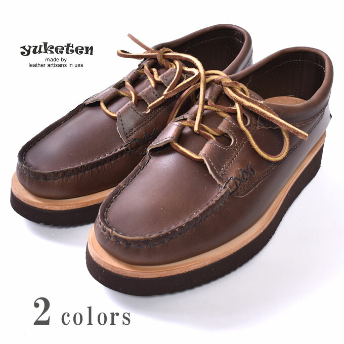 楽天市場】【YUKETEN】ユケテンGHILLIE MOC ギリーモックモカシン