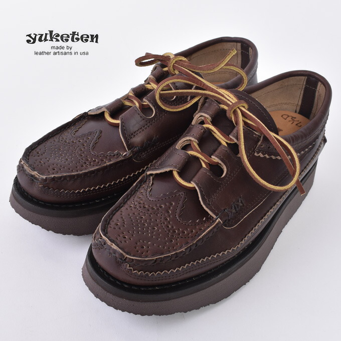 楽天市場】【YUKETEN】ユケテンWINGTIP GHILLIE MOC ROCKER DBウイング