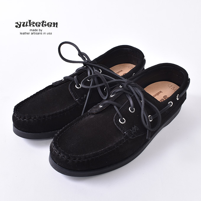 楽天市場】YUKETEN / BOAT SHOE w/camp sole / FO Neroユケテン