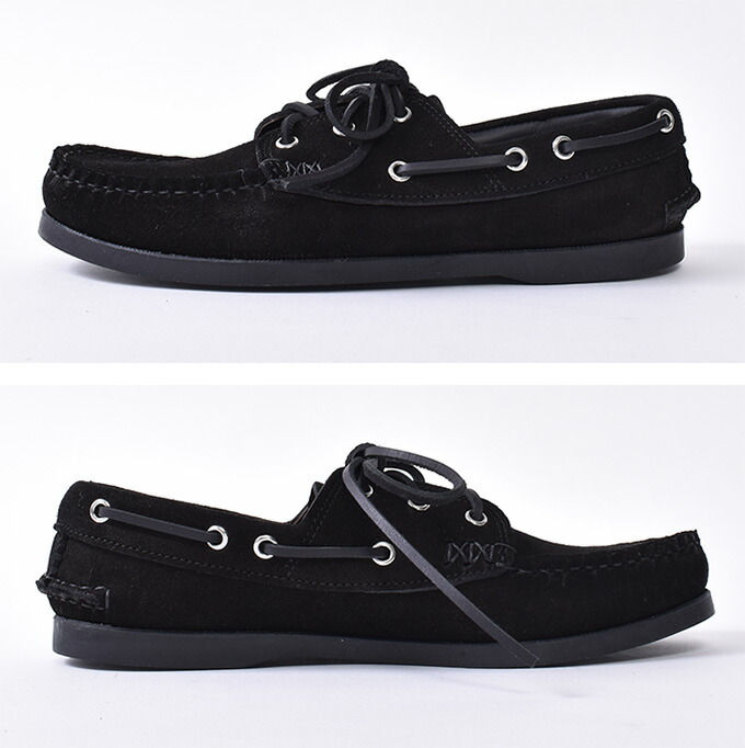 楽天市場】YUKETEN / BOAT SHOE w/camp sole / FO Neroユケテン