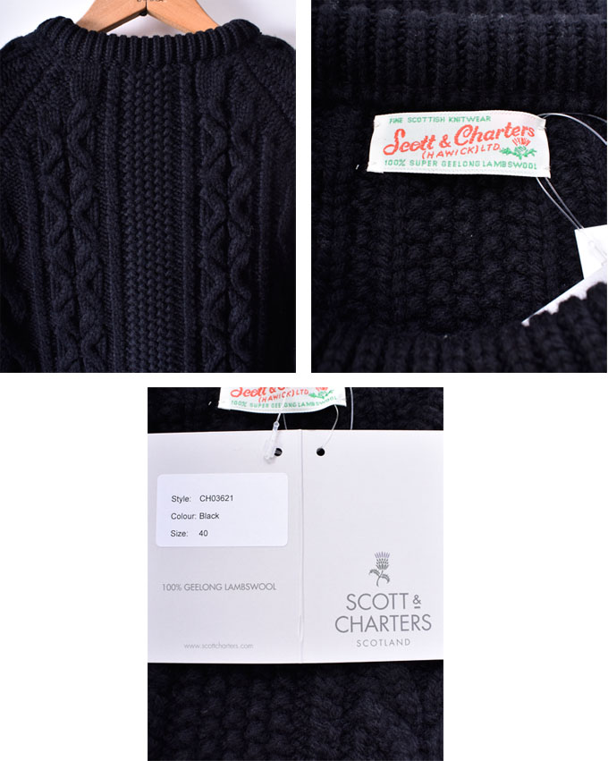 楽天市場】【SCOTT & CHARTERS】スコット＆チャーターズクルーネック