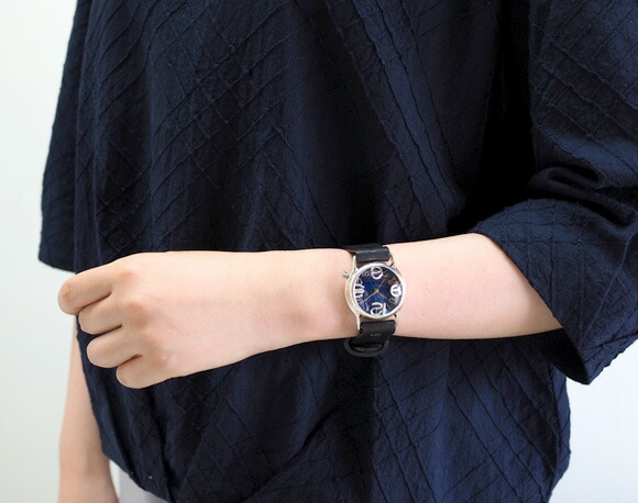 楽天市場】渡辺工房 手作り腕時計 メンズシルバー “On Time-S” クリア