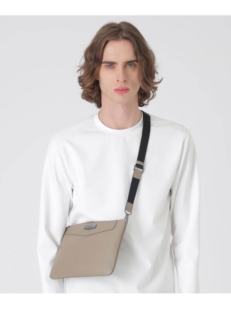 楽天市場】【SALE／41%OFF】エンボスシュリンクレザーサコッシュ BLACK