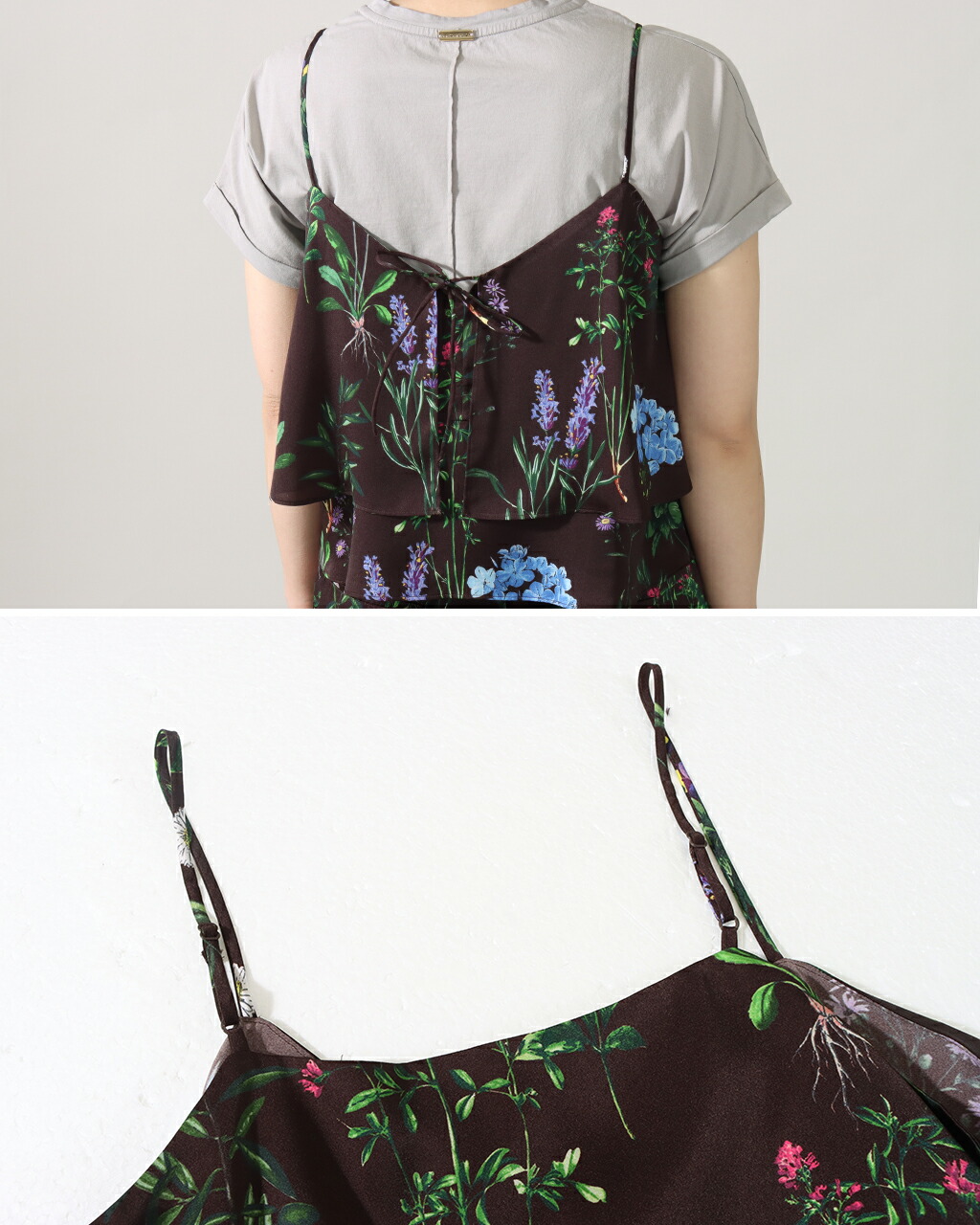 楽天市場】【26SS先行予約】TICCA ティッカ フラワープリントビスチェ