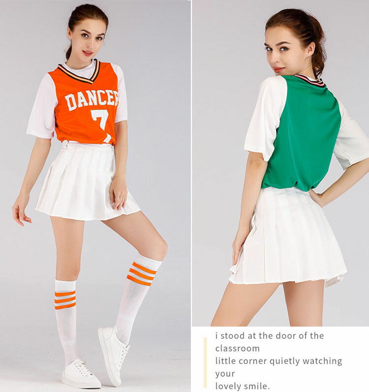 楽天市場】チアダンス 衣装 セットアップ 中学生 チアガール スポーツ