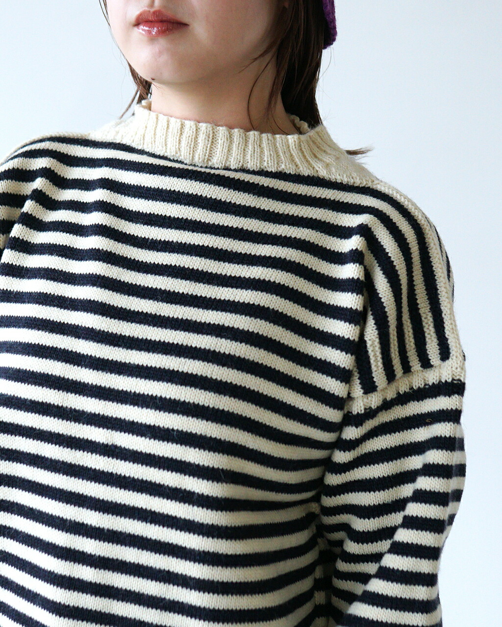 ルトリコチュール サイズ40 100%ウールセーター Le Tricoteur（ル