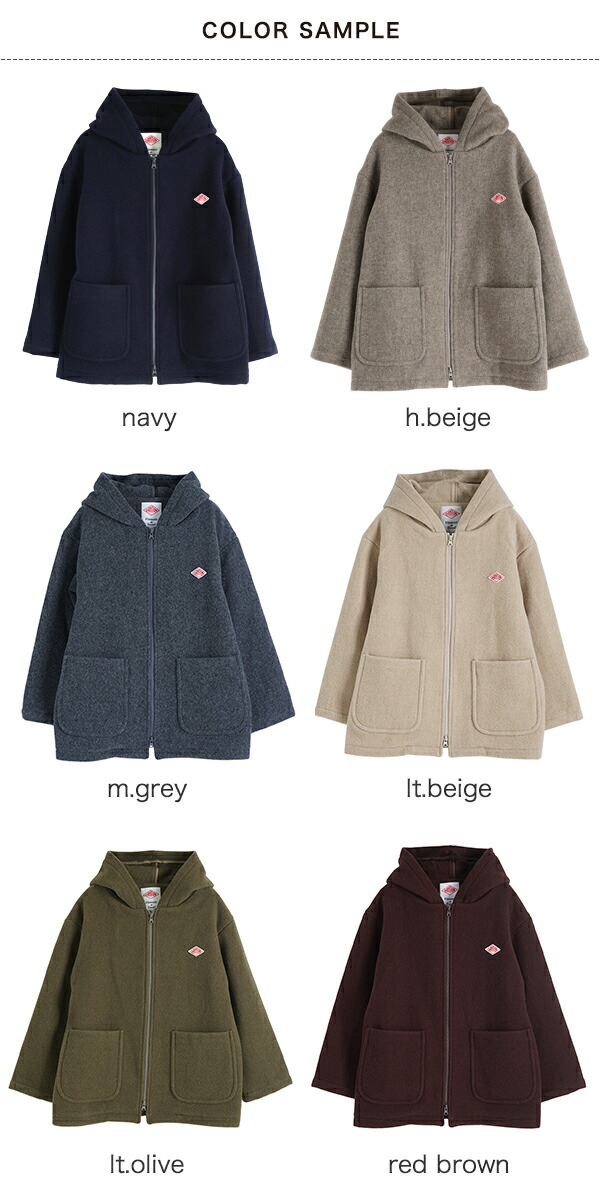 楽天市場】ダントン レディース ライトパイル ウールモッサ コート