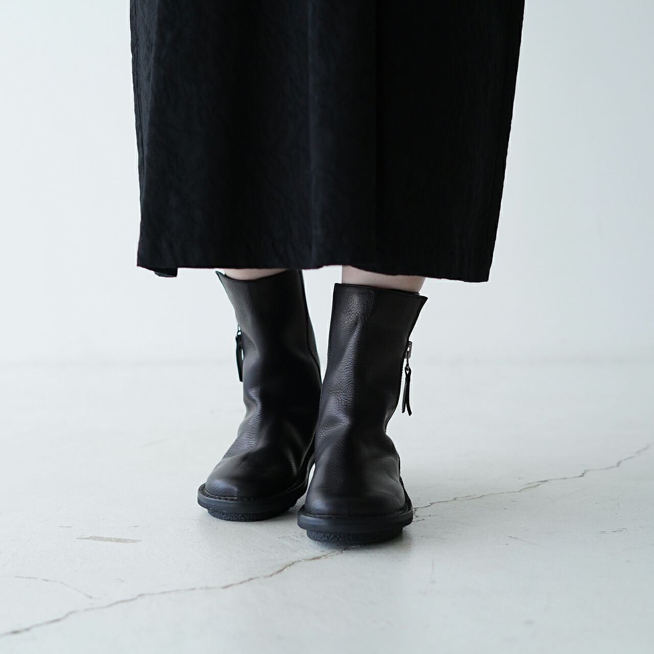 楽天市場】トリッペン trippen ディアー DEER サイドジップ ミドル