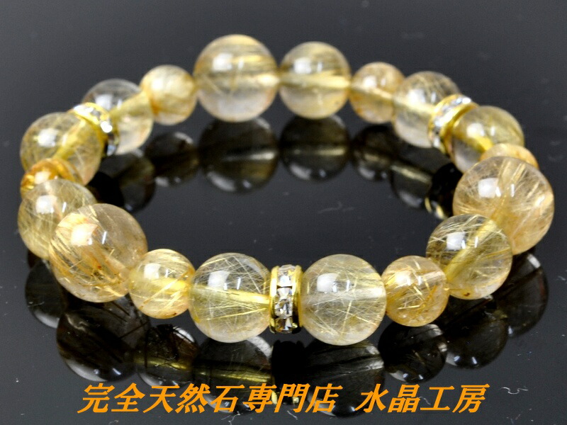 楽天市場】【財運・資産運を高める定番パワーストーン】 ALL金ルチル