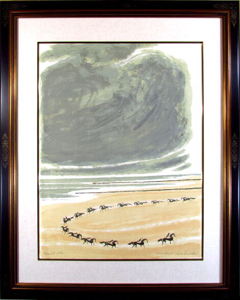 アンドレ•ブラジリエ 「夕暮れのソナタ」（リソグラフ） アンドレ