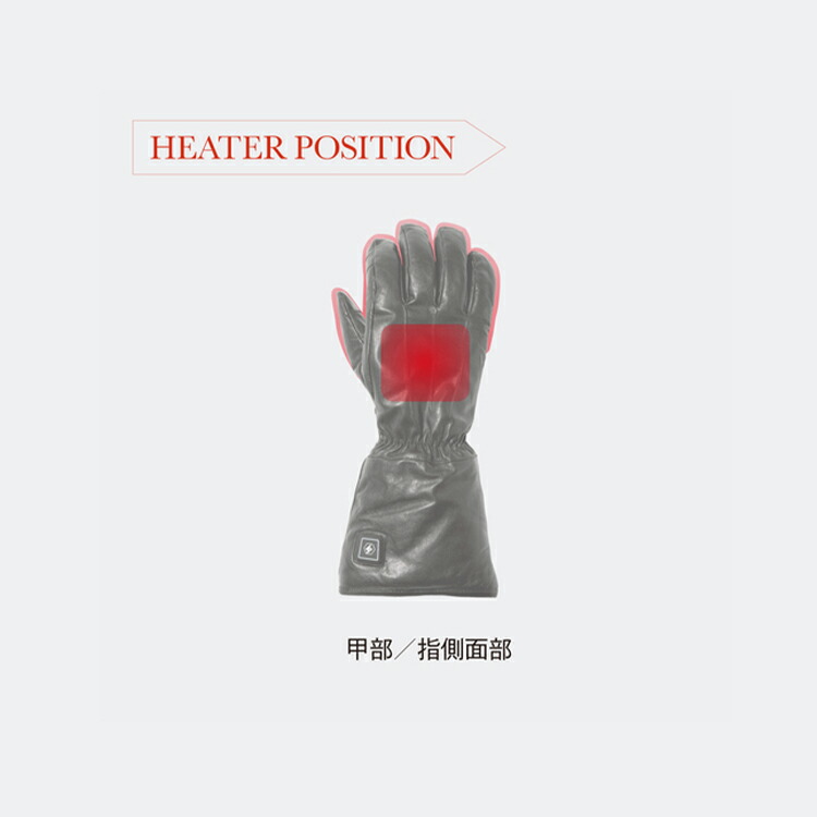 楽天市場】ヒートマスター 12VヒートレザーグローブTYPE-1 LIDEF Heat