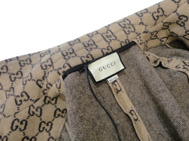 楽天市場】【新品】【未使用品】GUCCI グッチ GG ウールケープ XS