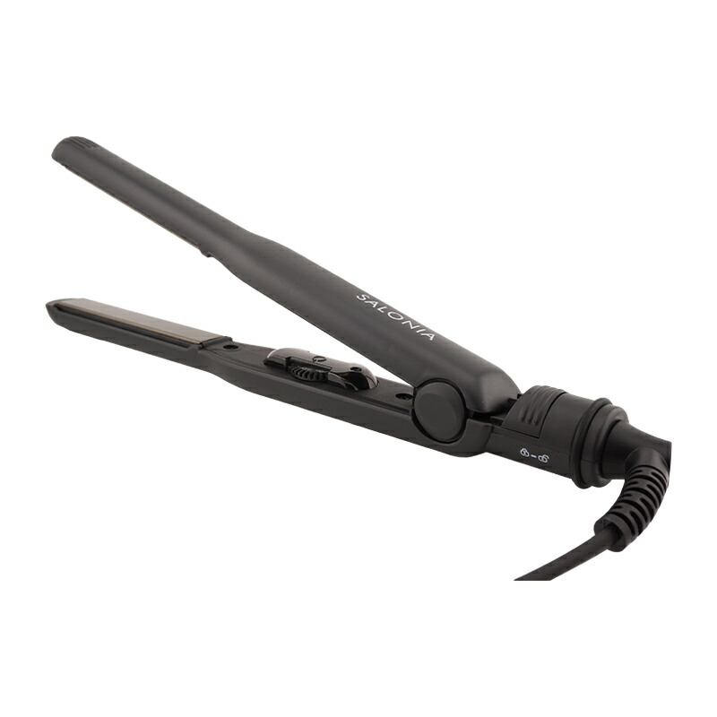 楽天市場】SALONIA サロニア ストレートヘアアイロン 15mm ブラック SL