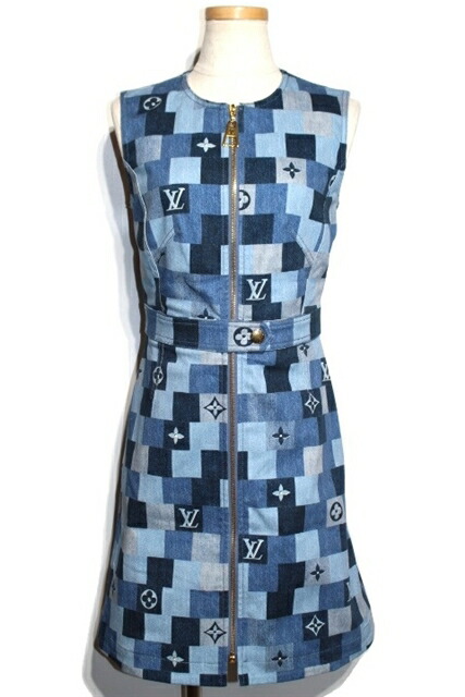 楽天市場】LOUIS VUITTON ルイヴィトン ジップアップ ワンピース