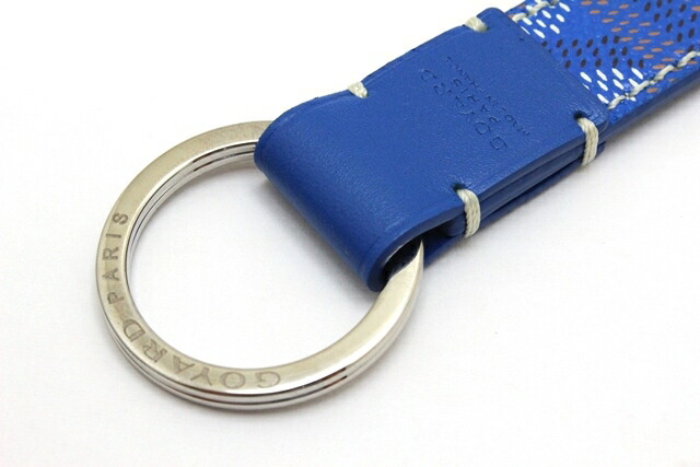 楽天市場】GOYARD ゴヤール キーリング ブルー コーティングキャンバス