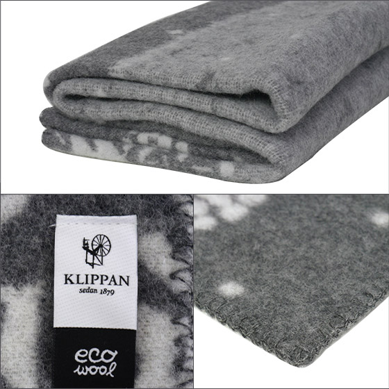 楽天市場】KLIPPAN クリッパン ウールブランケット 130x180 Lake in