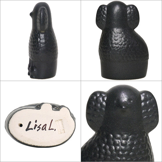 楽天市場】リサラーソン プードル ミニ 置物 ミニケンネル ブラック