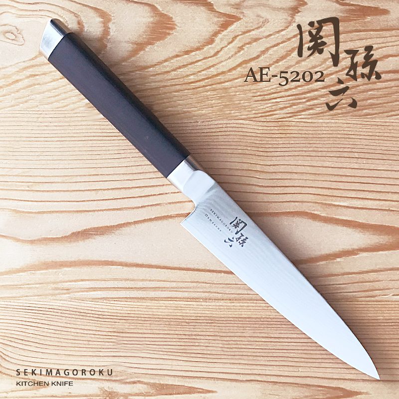 楽天市場】【包丁】関孫六 ダマスカス ペティーナイフ 120mm AE5202