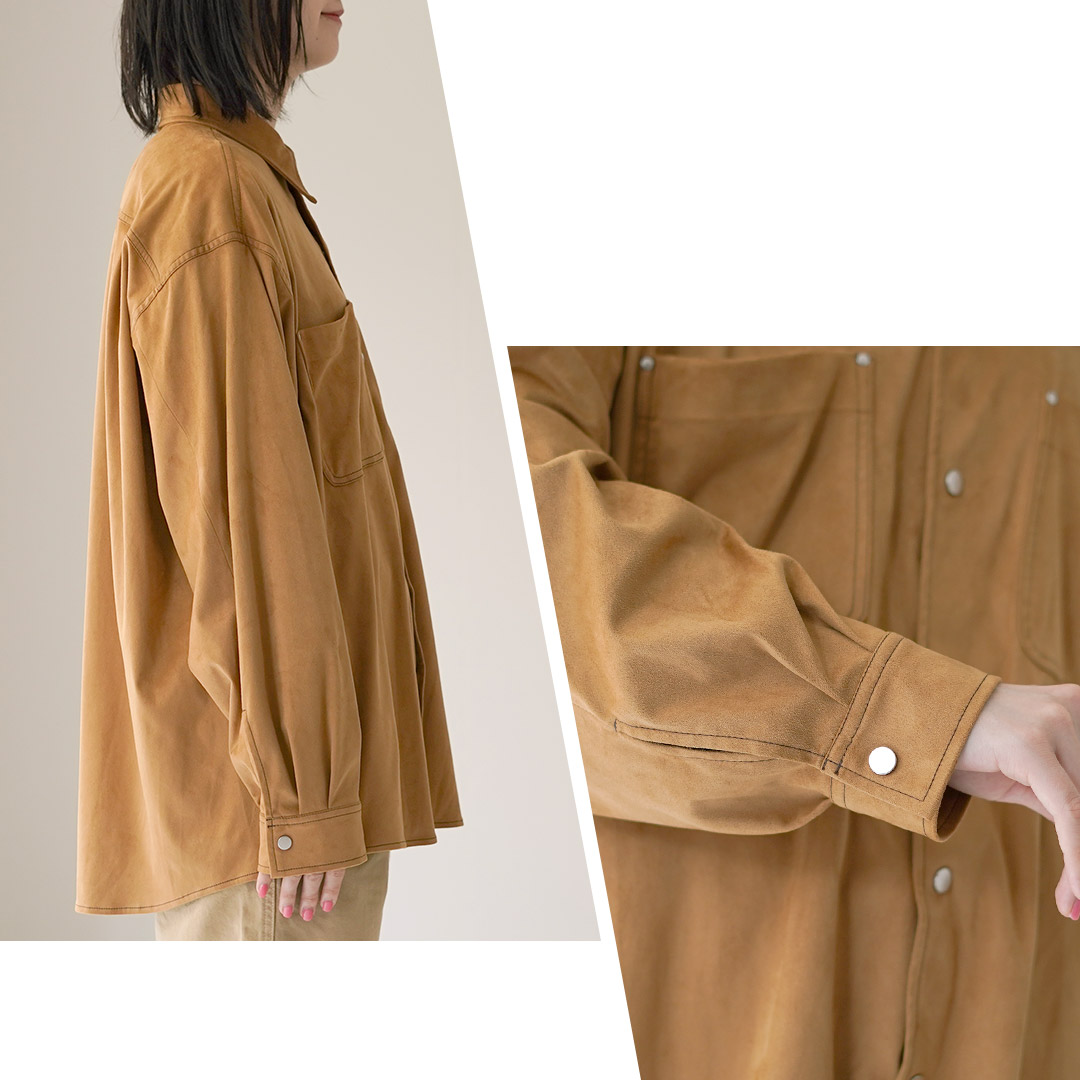 楽天市場】SHINZONE（シンゾーン） スウェード シャツ 25AMSBL03