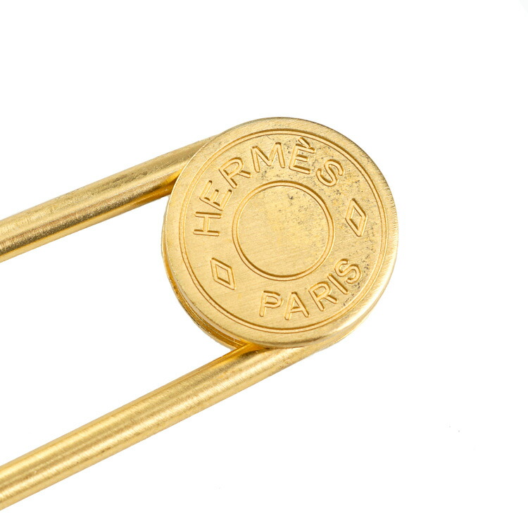 楽天市場】【極美品】HERMES エルメス セリエ ピンブローチ メタル