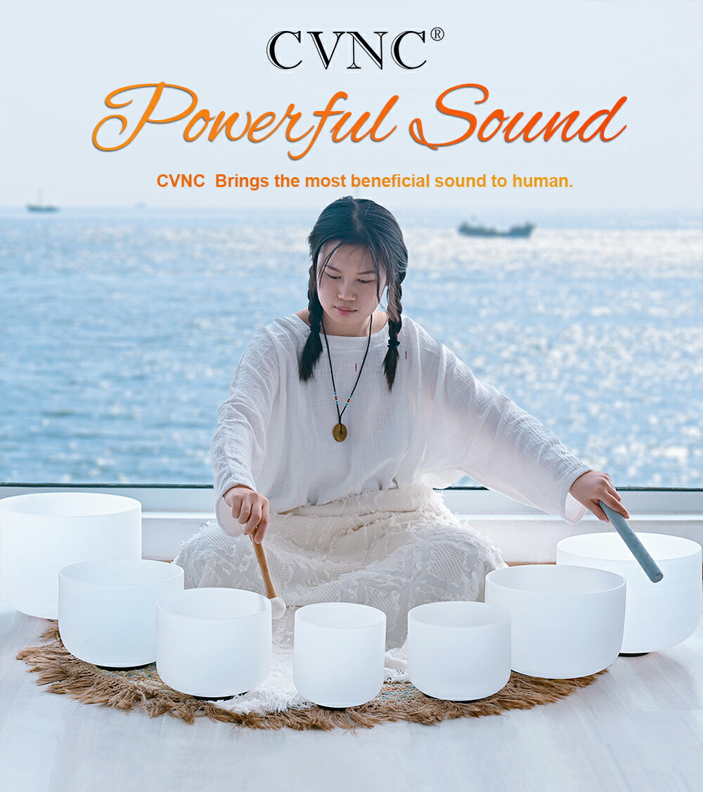 楽天市場】クリスタルボウル7個セット432Hz ボール シンギングボウル