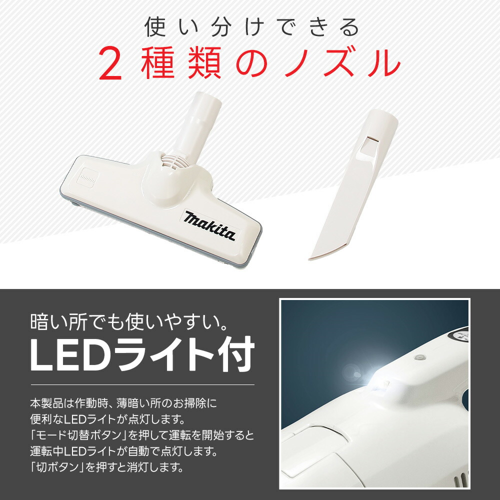 楽天市場】スタンド付き マキタ CL115FD 掃除機 コードレス バッテリー