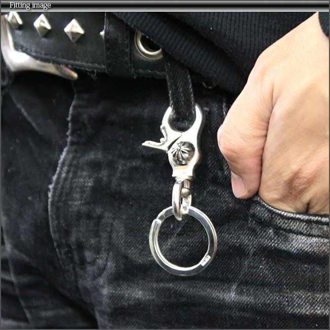 楽天市場】シルバー925製 アイアンクロスナスカンキーリング シルバー