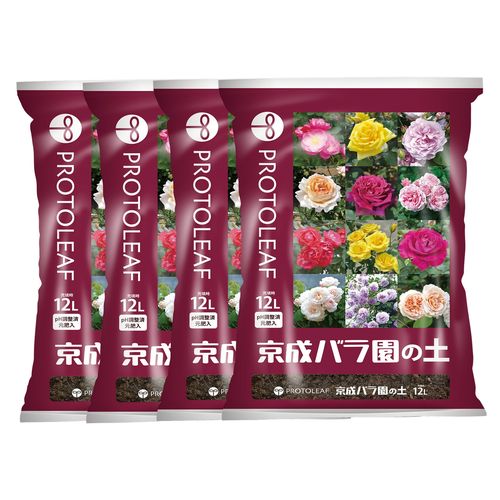楽天市場】【まとめ買い】京成バラ園の土 元肥入り 12L×4袋 プロト