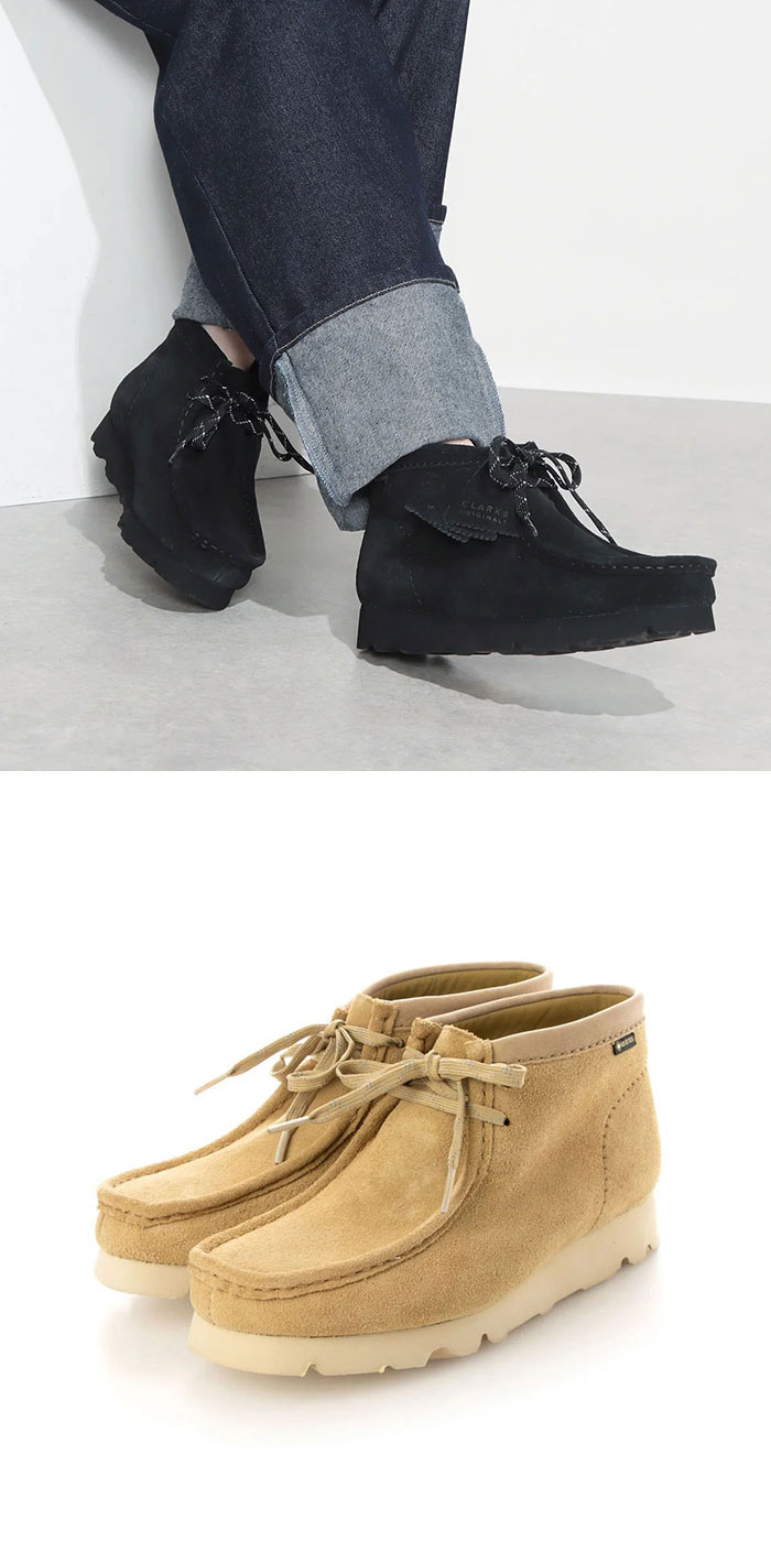 楽天市場】CLARKS クラークス WallabeeBT.GTX ワラビーブーツ