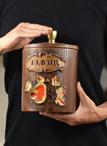 楽天市場】アンティーク セラミックキッチンキャニスタージャー