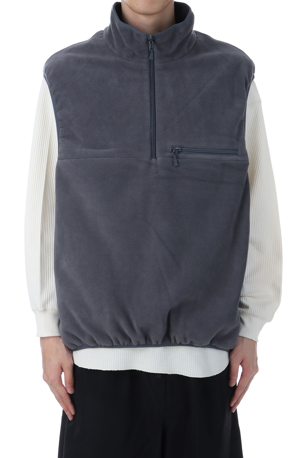 楽天市場】【P5倍】TECH REVERSIBLE PULLOVER PUFF VEST - CHARCOAL