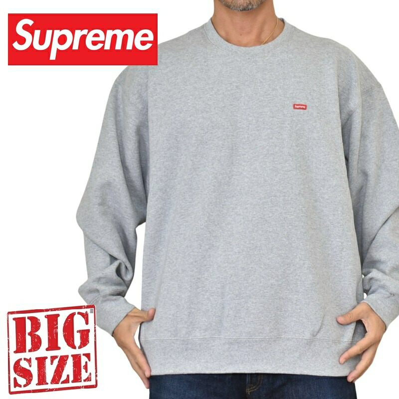楽天市場】USA製 90s SUPREME Box Logo Crew-Neck Sweatshirt (GREY) M