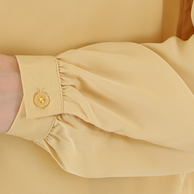 楽天市場】ハイネック ボウタイ ブラウス レディース トップス 長袖