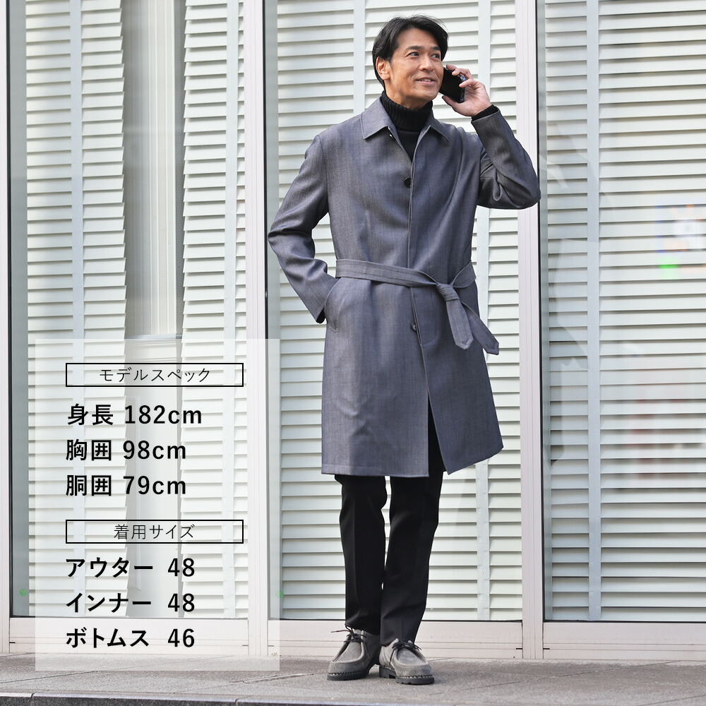 楽天市場】フィンジャック Finjack ステンカラコート メンズ ウール