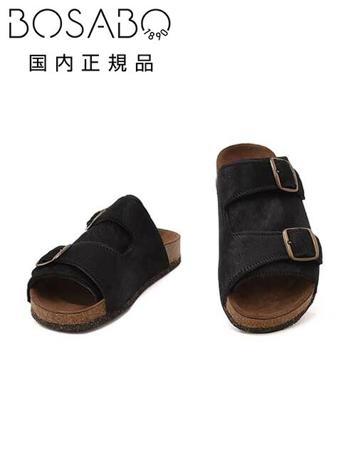 楽天市場】ボサボ BOSABO ハラコサンダル メンズ スリッポンタイプ