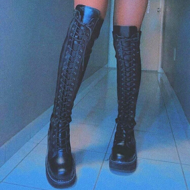 楽天市場】demonia デモニア ブーツ ニーハイブーツ サイハイブーツ