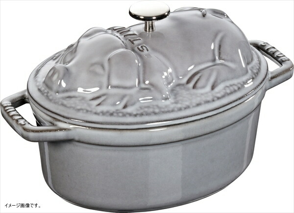 楽天市場】ストウブ staub ピギー・ココット17cm グレー 40500-176