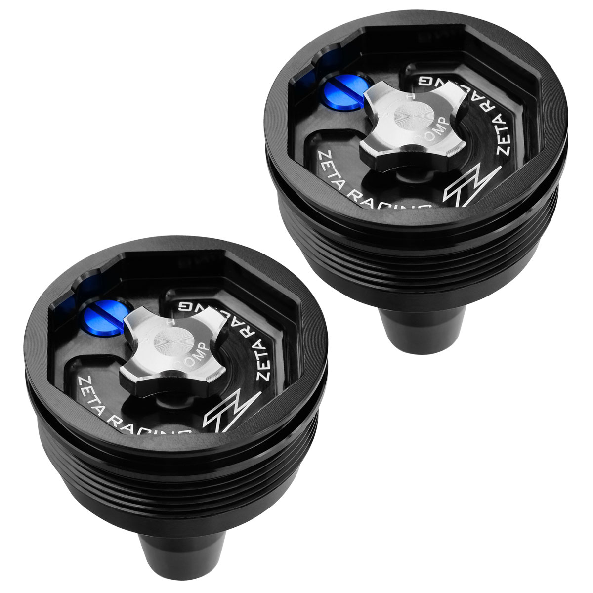 楽天市場】ZETA フロントフォークトップキャップ KAYABA AOS ブラック