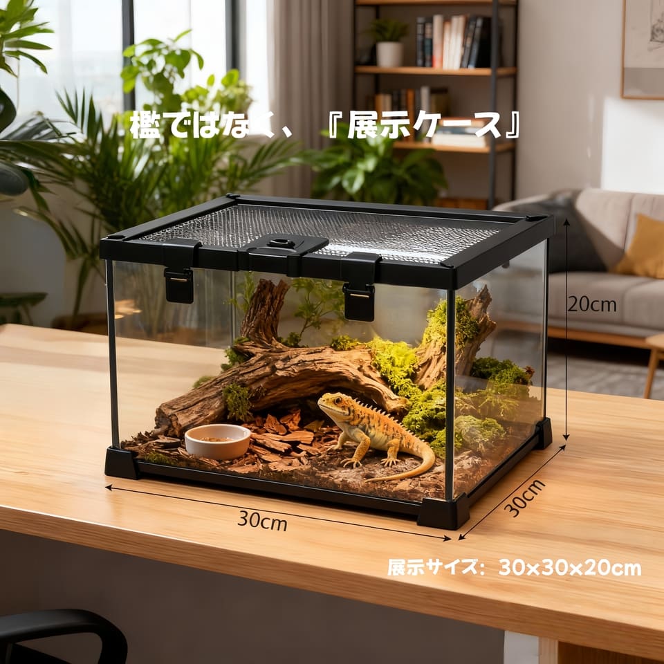 楽天市場】DMB自社製爬虫類飼育 両生類 飼育ケージ ガラスケージ