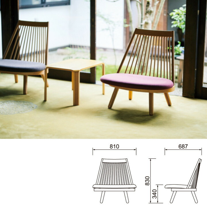 楽天市場】天童木工 豊口克平スポークチェア S-5027NA-ST張地Aグレード