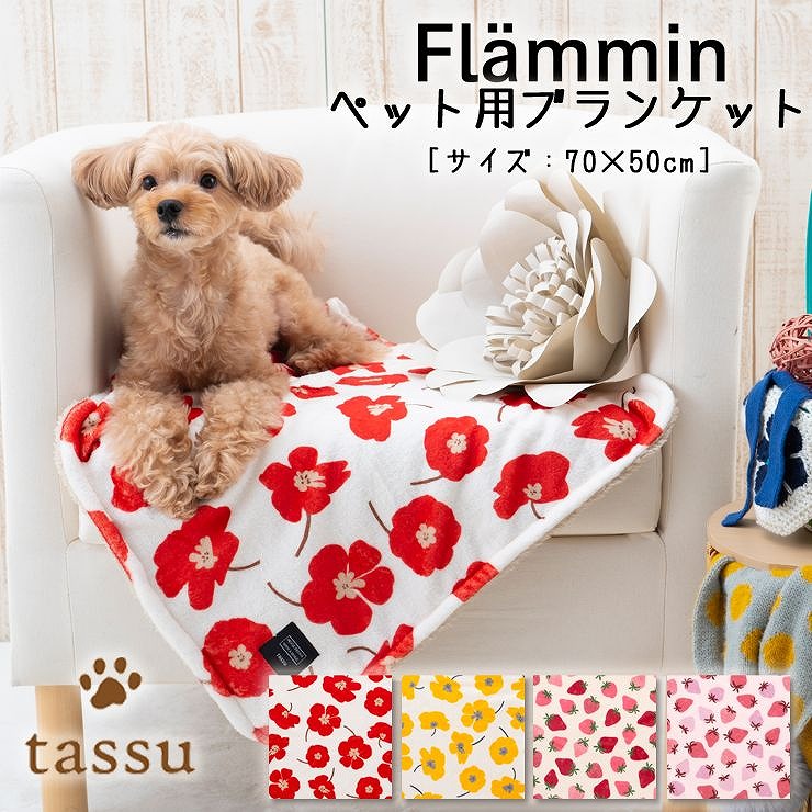 楽天市場】ブランケット ペット用 フランミン 70×50cm tassu タッス
